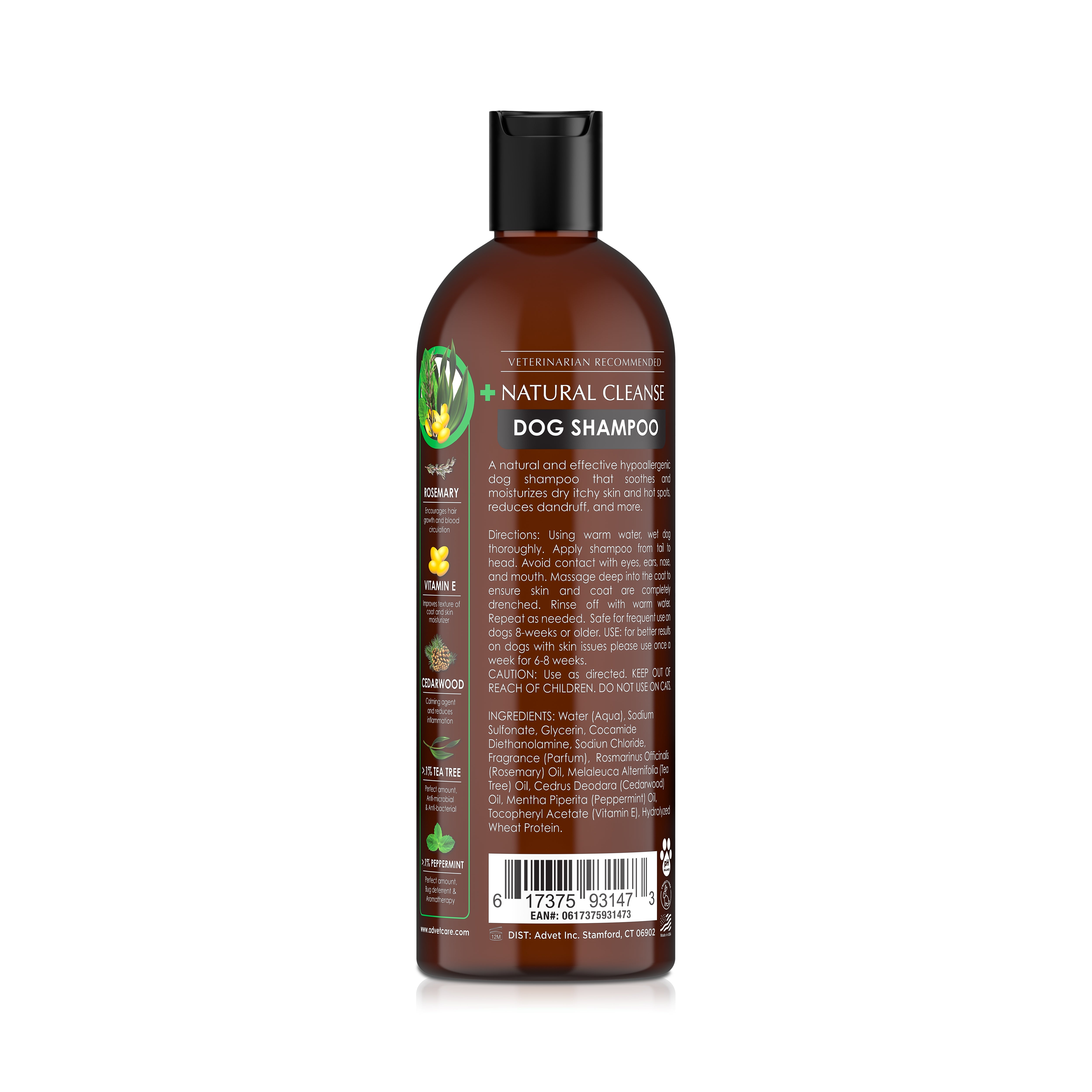 AdVet Natural Cleanse Dog Shampoo - Gallon – AdVet Care