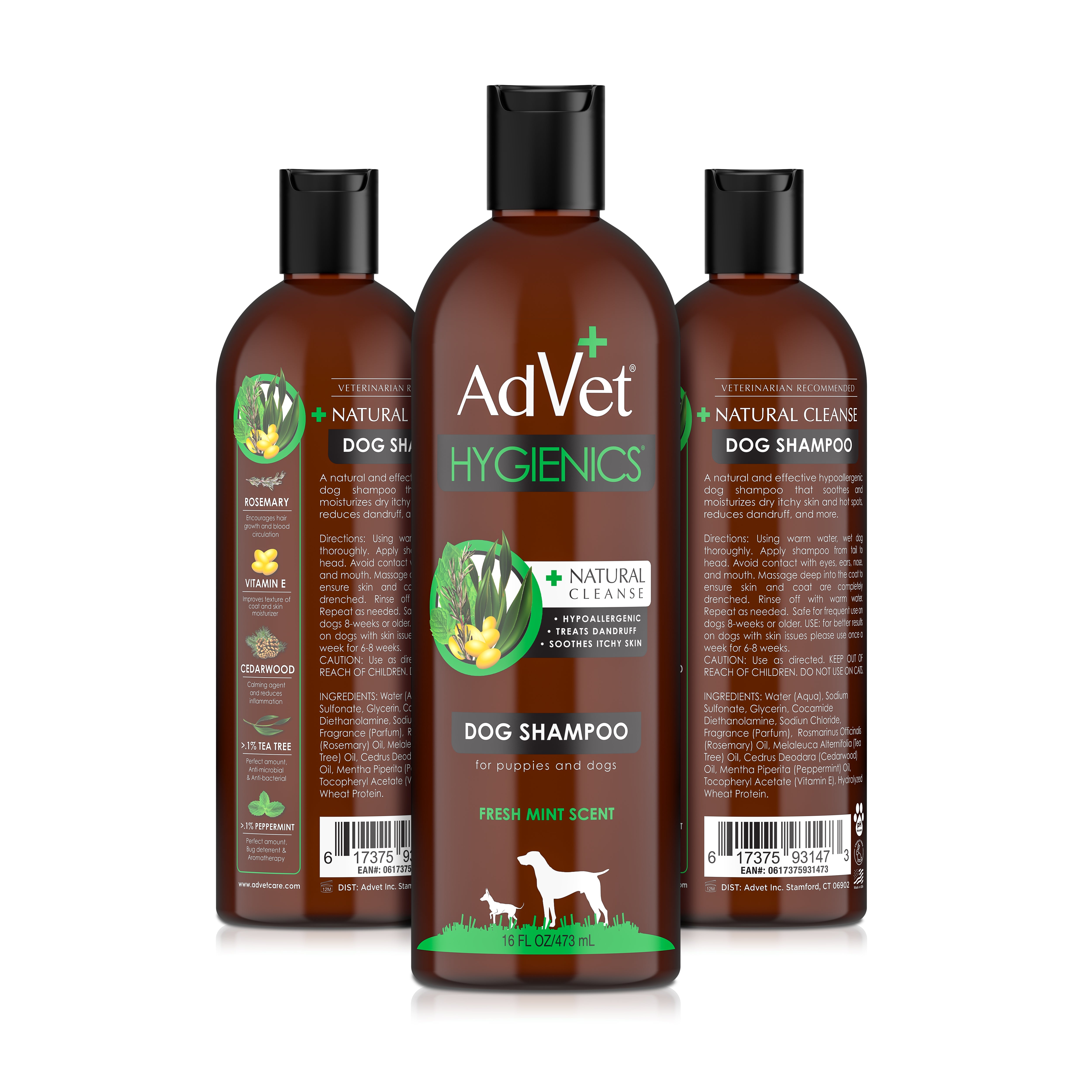 Advet Natural Cleanse Dog Shampoo AdVet Care