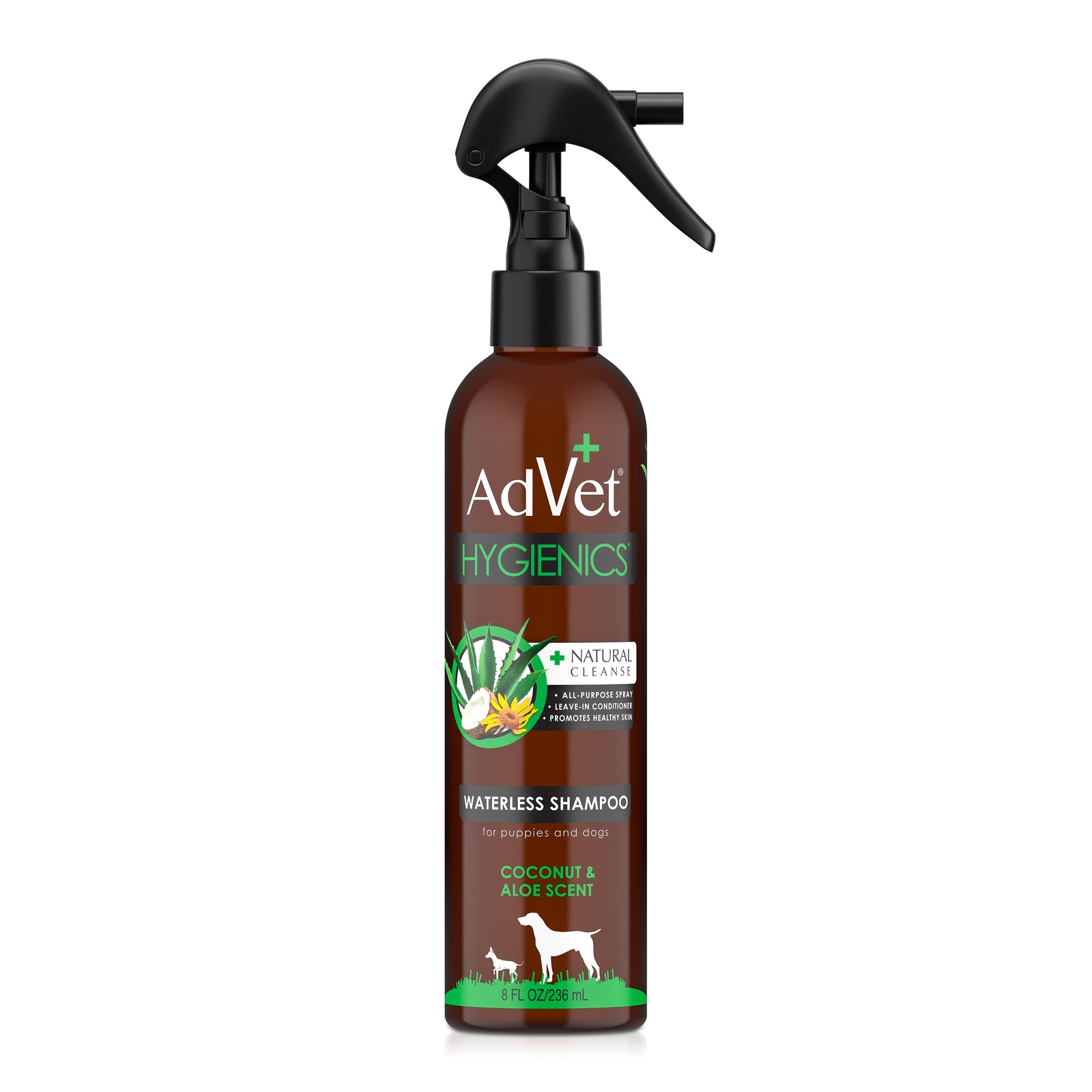 AdVet Hygienics Aloe Vera Waterless Shampoo Spray