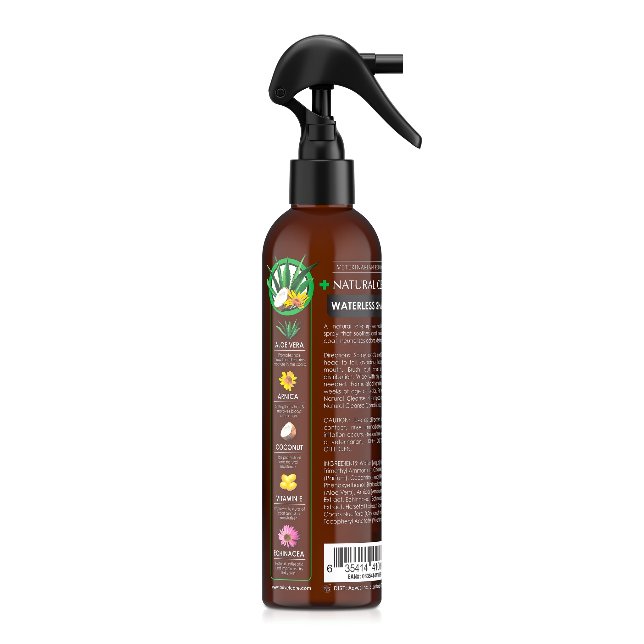 AdVet Hygienics Aloe Vera Waterless Shampoo Spray