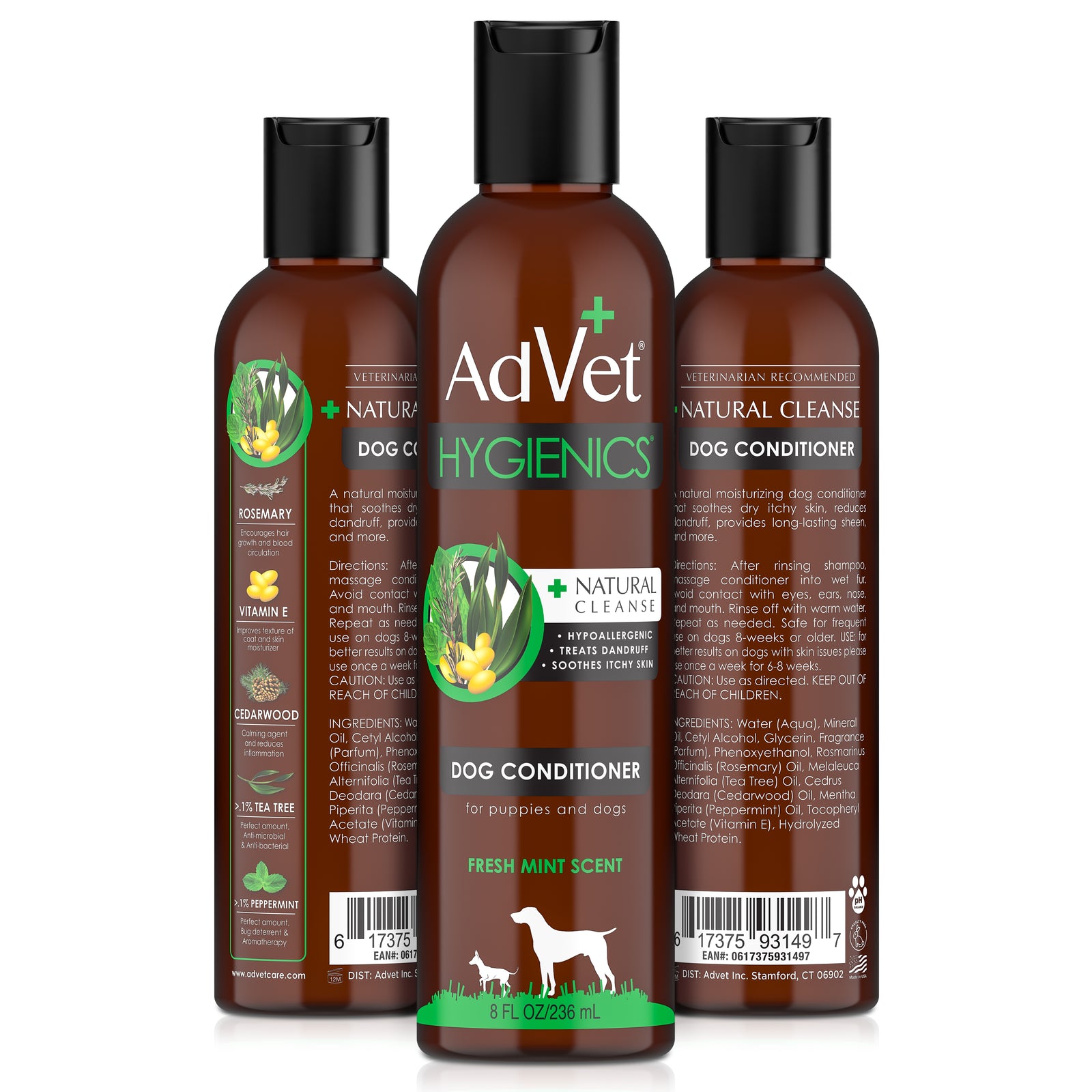 AdVet Hygienics Natural Cleanse Dog Conditioner