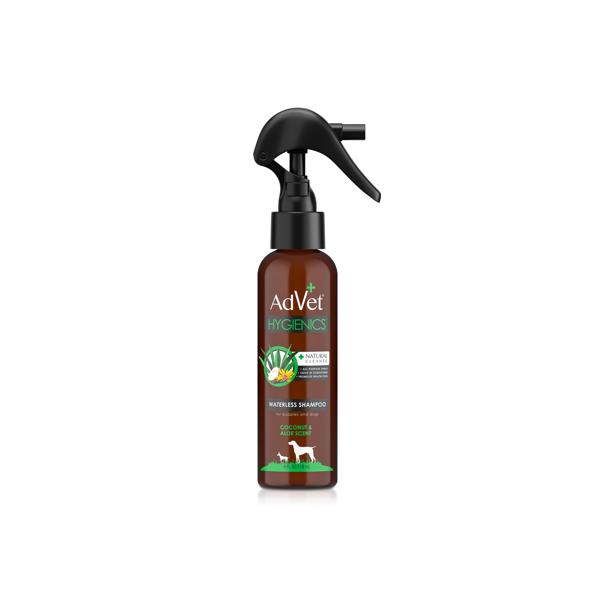 AdVet Hygienics Aloe Vera Waterless Shampoo Spray
